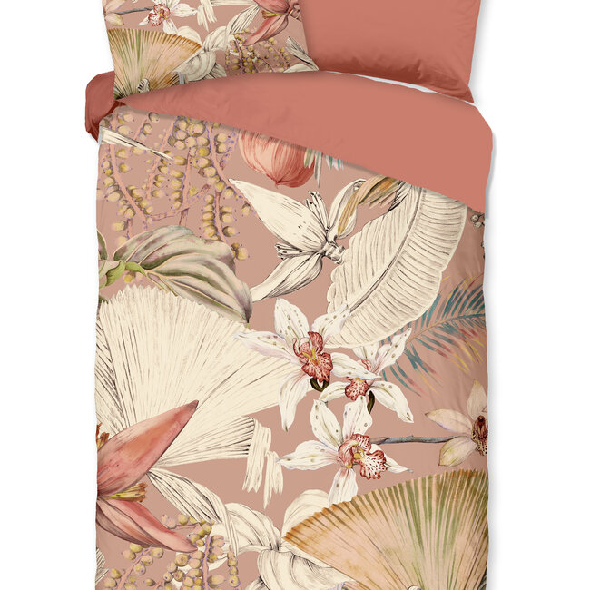 Microvezel dekbedovertrek Ramani - roze