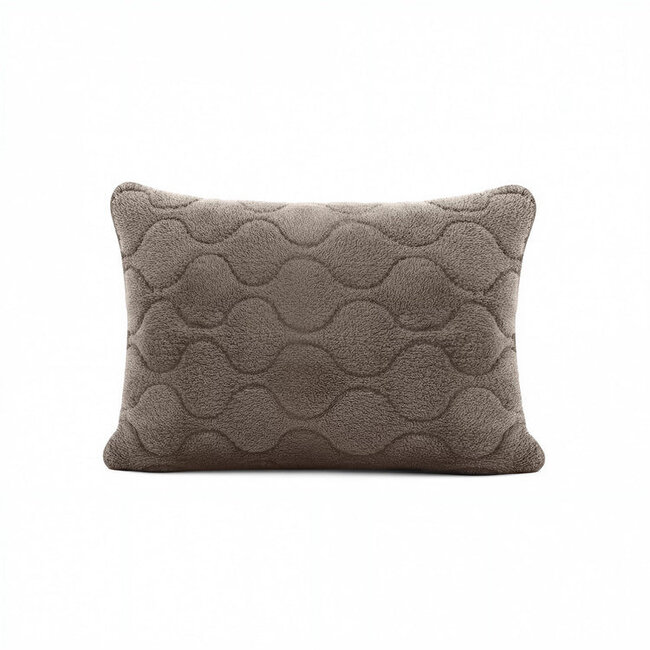 Lazy dekbed zonder overtrek Teddy - inclusief kussensloop - taupe