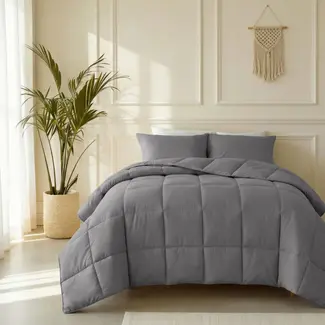 Primaviera Deluxe Lazy dekbed zonder overtrek Antraciet - exclusief kussensloop