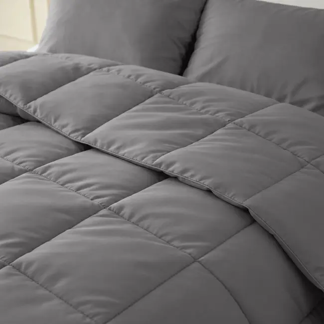 Lazy dekbed zonder overtrek Antraciet - exclusief kussensloop