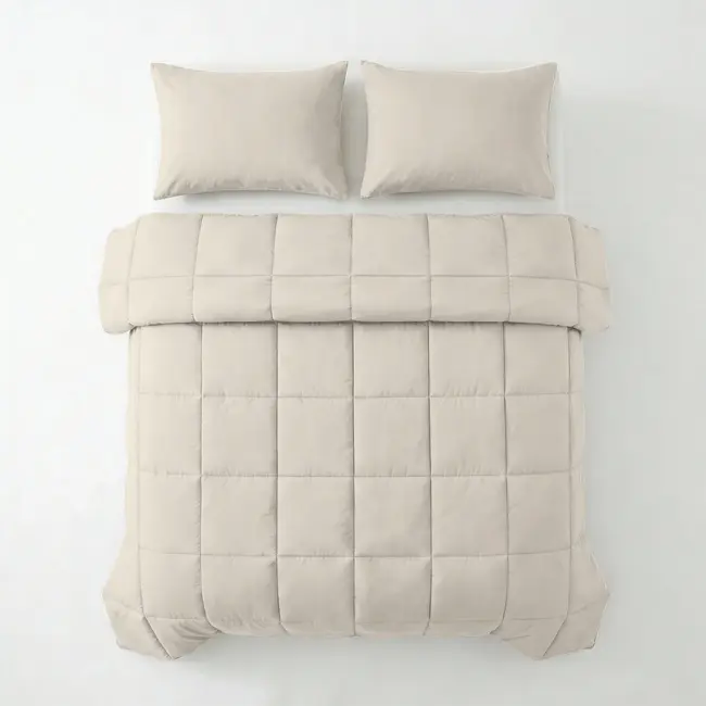 Lazy dekbed zonder overtrek Beige - exclusief kussensloop