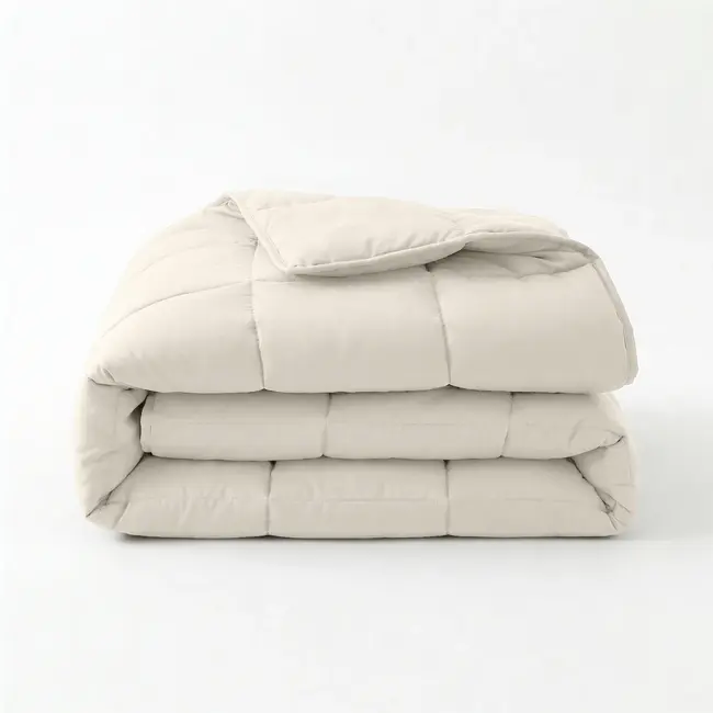 Lazy dekbed zonder overtrek Beige - exclusief kussensloop