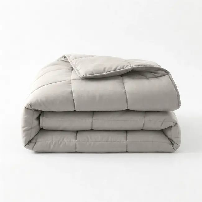 Lazy dekbed zonder overtrek Taupe - exclusief kussensloop