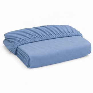 Good Morning Peuter jersey hoeslaken 70x140/150 cm - blauw
