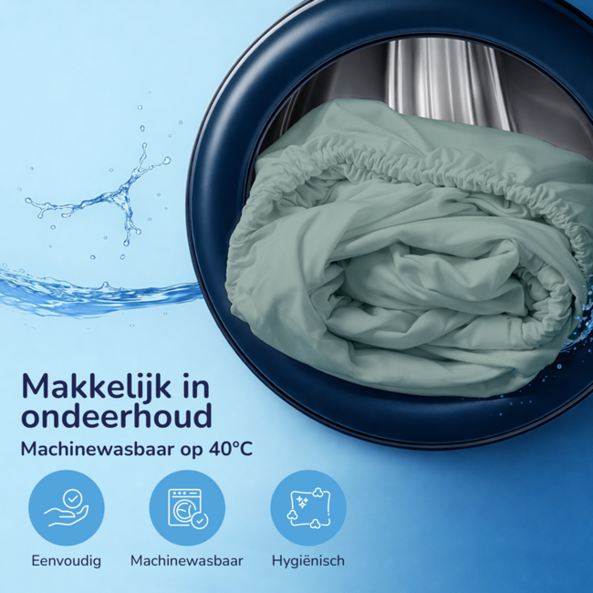 Baby jersey hoeslaken 60x120 cm - groen