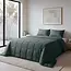Microvezel dekbedovertrek Check Pintuck - groen