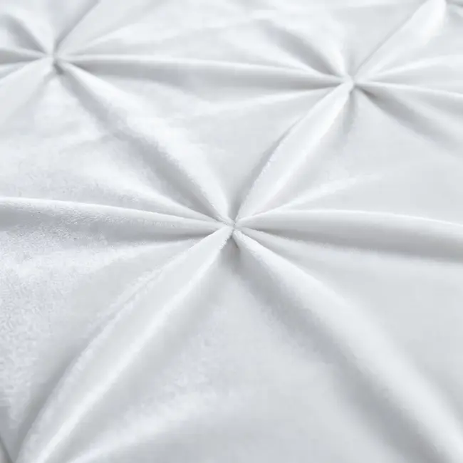 Lazy dekbed zonder overtrek Pintuck - wit - exclusief kussensloop