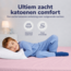 Peuter katoen hoeslaken 70x150 cm - roze