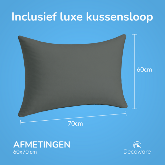 Katoensatijn dekbedovertrek uni - groen