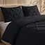 Lazy dekbed zonder overtrek Pintuck - antraciet - exclusief kussensloop