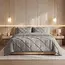 Sleeptime Lazy dekbed zonder overtrek Pintuck - grijs - exclusief kussensloop