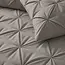 Lazy dekbed zonder overtrek Pintuck - grijs - exclusief kussensloop