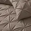 Lazy dekbed zonder overtrek Pintuck - taupe - exclusief kussensloop