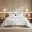 Sleeptime Lazy dekbed zonder overtrek Pintuck - off white - exclusief kussensloop