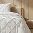 Lazy dekbed zonder overtrek Pintuck - off white - exclusief kussensloop
