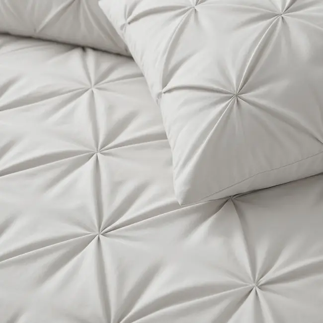 Microvezel kussensloop Pintuck - Off white - 2 stuks 60x70 cm