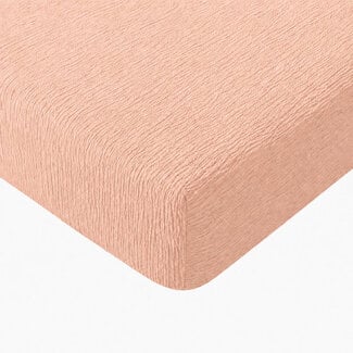 .Decoware® Mousseline hoeslaken - roze - microvezel