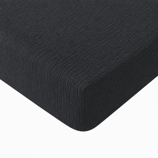 .Decoware® Mousseline hoeslaken - antraciet - microvezel