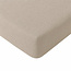 Mousseline hoeslaken - zand - microvezel