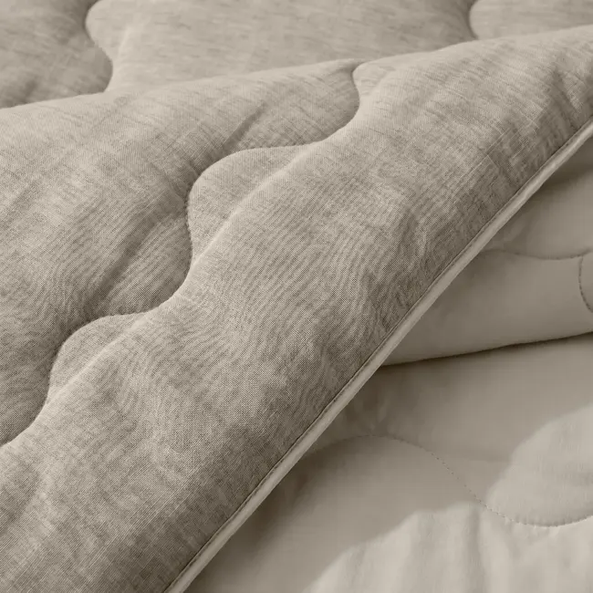 Verkoelend zomerdekbed zonder overtrek Blue Cell - exclusief kussensloop - Taupe