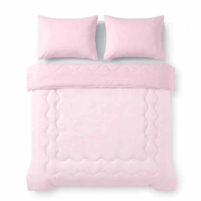 Verkoelend zomerdekbed zonder overtrek Blue Cell - exclusief kussensloop - Roze