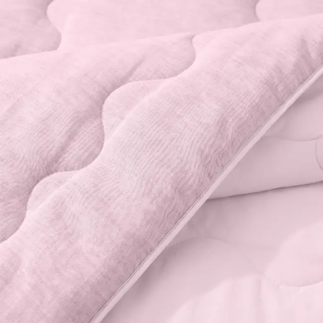 Verkoelend zomerdekbed zonder overtrek Blue Cell - exclusief kussensloop - Roze