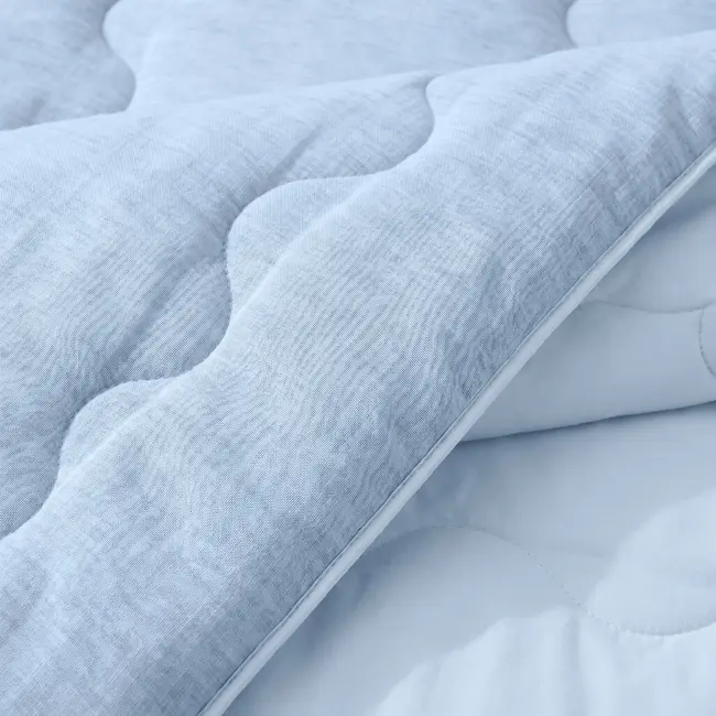 Verkoelend zomerdekbed zonder overtrek Blue Cell - exclusief kussensloop - Blauw