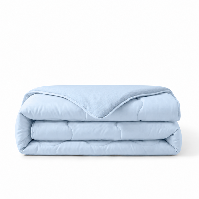 Verkoelend zomerdekbed zonder overtrek Blue Cell - exclusief kussensloop - Blauw