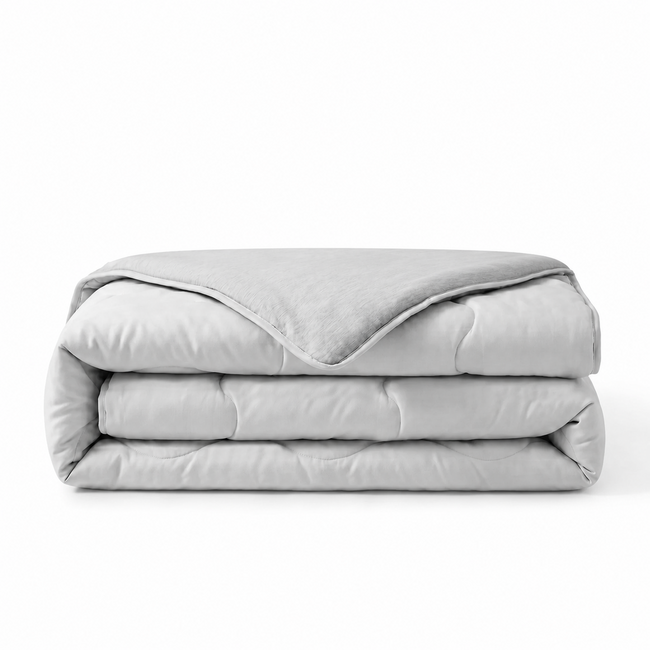 Verkoelend zomerdekbed zonder overtrek Blue Cell - exclusief kussensloop - Grijs