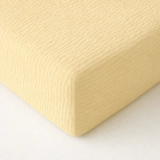 .Decoware® Mousseline hoeslaken - creme - microvezel