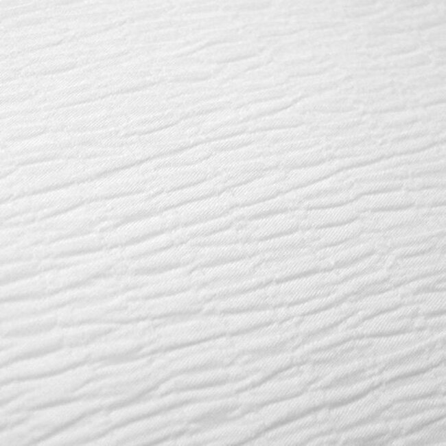 Mousseline hoeslaken - wit - microvezel