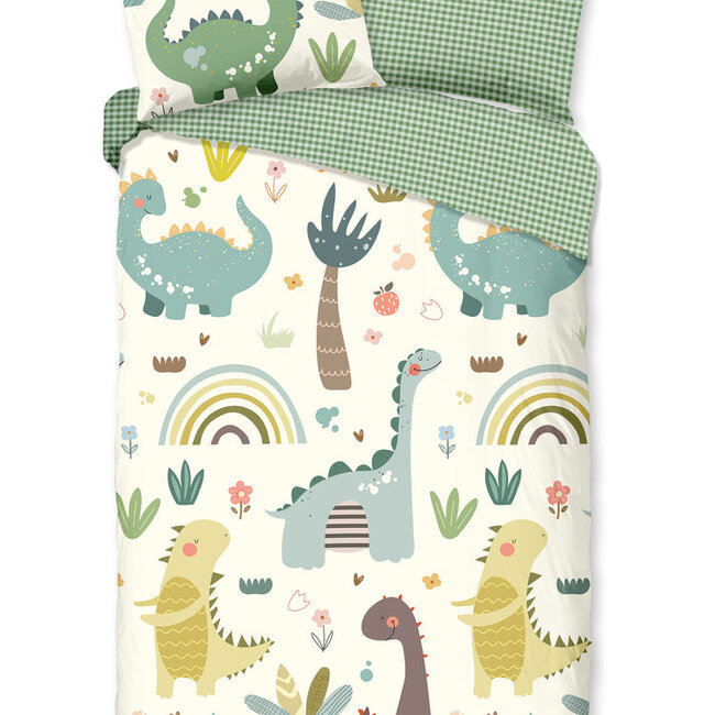 Kinderdekbedovertrek Quint - katoen - eenpersoons - 140x220 + 60x70 cm