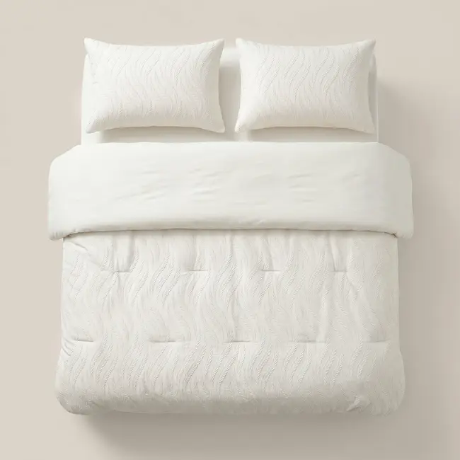 Lazy dekbed zonder overtrek Rafa - beige - inclusief kussensloop