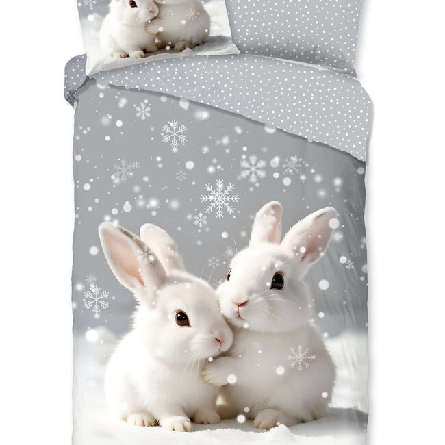 Kinderdekbedovertrek Coef - flanel - eenpersoons - 140x220 + 60x70 cm