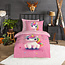 Kinderdekbedovertrek Daya - flanel - eenpersoons - 140x220 + 60x70 cm