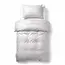 Microvezel dekbedovertrek Satin point - wit