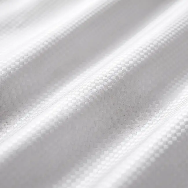 Microvezel dekbedovertrek Satin point - wit