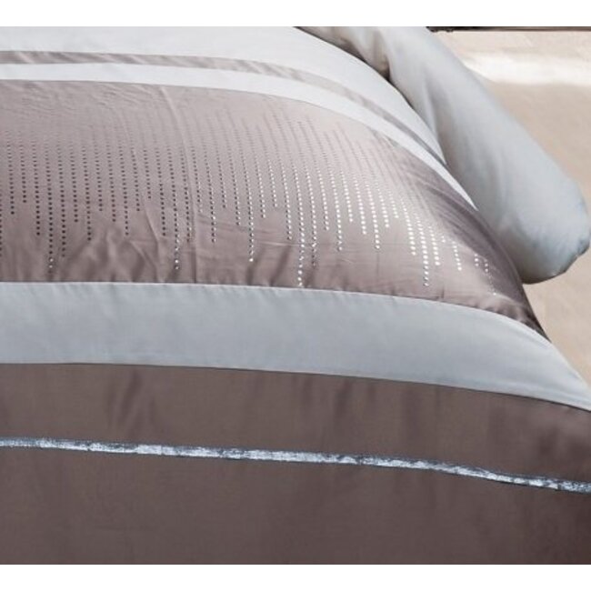 Microvezel dekbedovertrek luxe Bling - 140x220 cm / eenpersoons