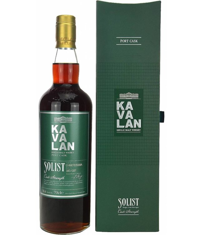 Kavalan Solist Port Cask 0,70 ltr 56,3%