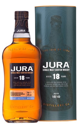 Isle of Jura 18 Years Old Wine Cask Finish 0,70 ltr 44%
