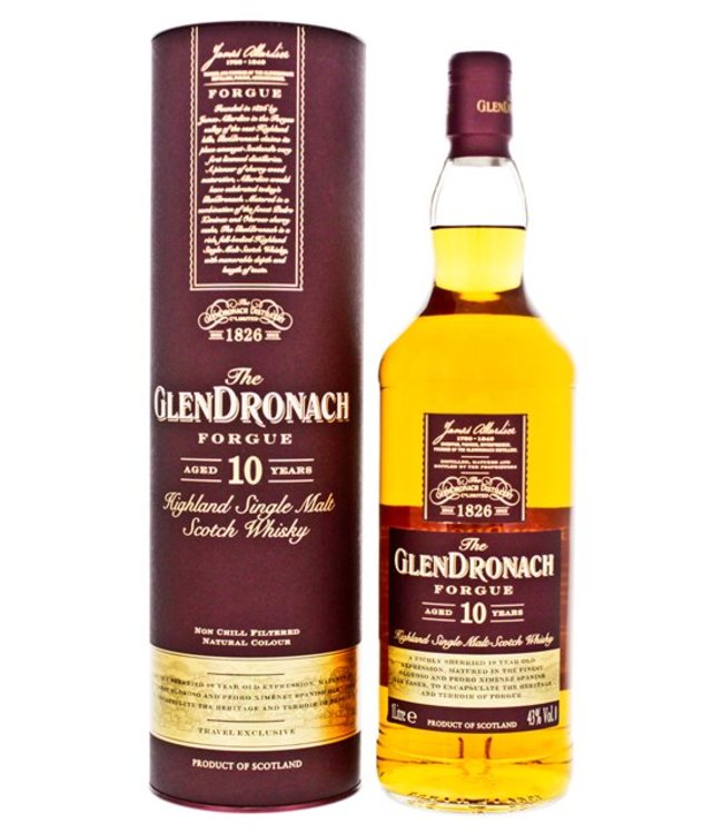 Glendronach Forgue 10 Years Old 1,00 ltr 43%
