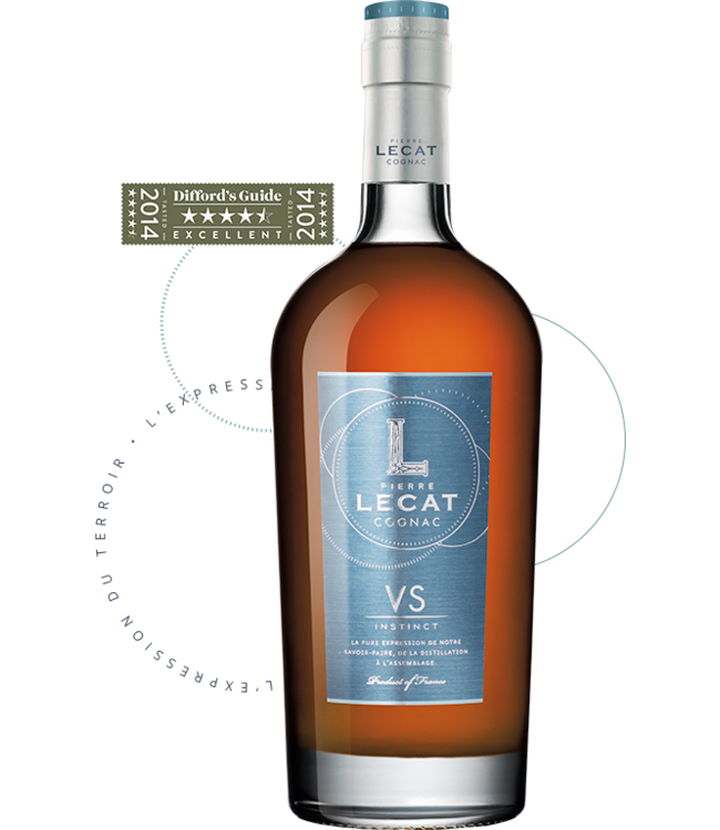 Lecat Cognac VS Instinct 5 Years Old 0,70 ltr 40%
