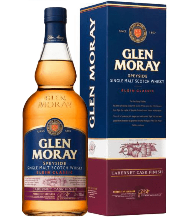 Glen Moray Cabernet Cask Finish 0,70 ltr 40%