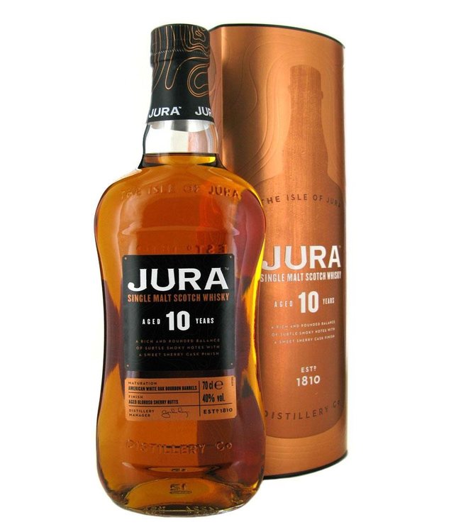 Isle of Jura 10 Years Old 0,70 ltr 40%