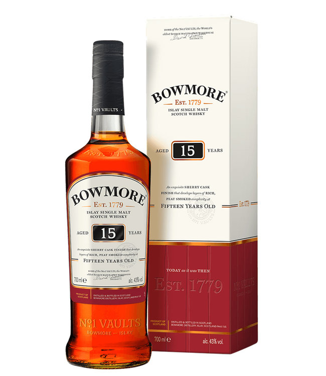 Bowmore 15 Years Old Sherry Cask Finish 0,70 ltr 43%