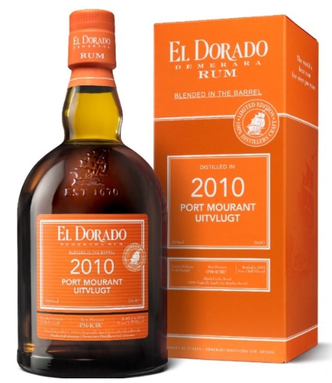 El Dorado Port Mourant / Uitvlugt Blended in a Barrel 2010 0,70 ltr 51%
