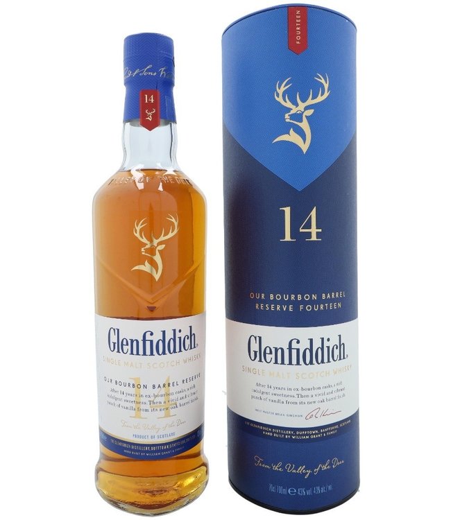 Glenfiddich 14 Years Old Bourbon Barrel Reserve 0,70 ltr 43%