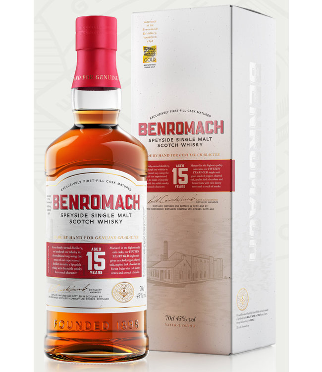 Benromach 15 Years Old 0,70 ltr 43%