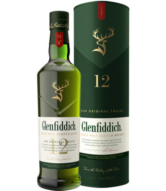 Glenfiddich 12 Years Old 0,70 ltr 40%
