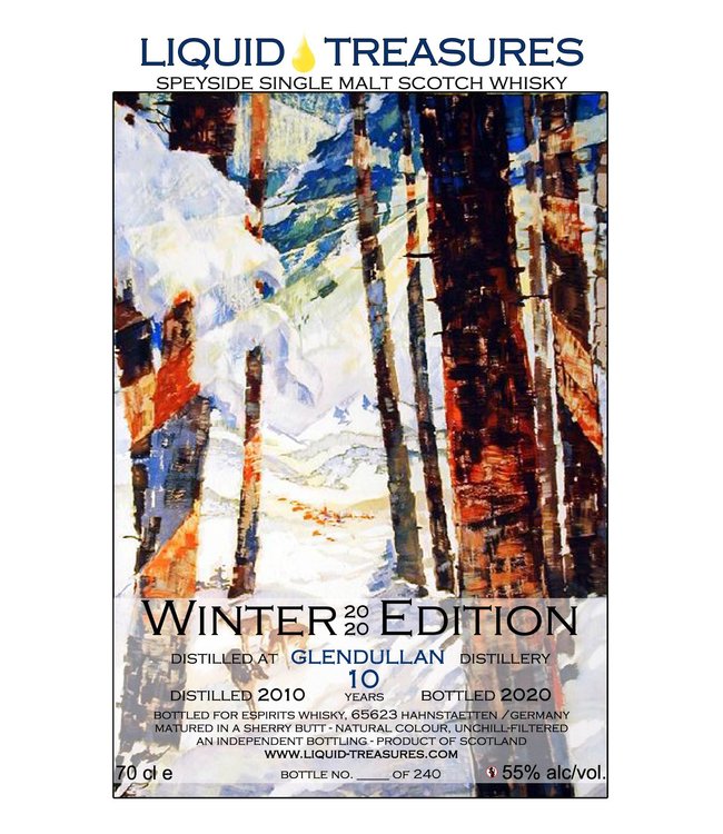 Glendullan 10 Years Old 2010 Liquid Treasures 0,70 ltr 55%